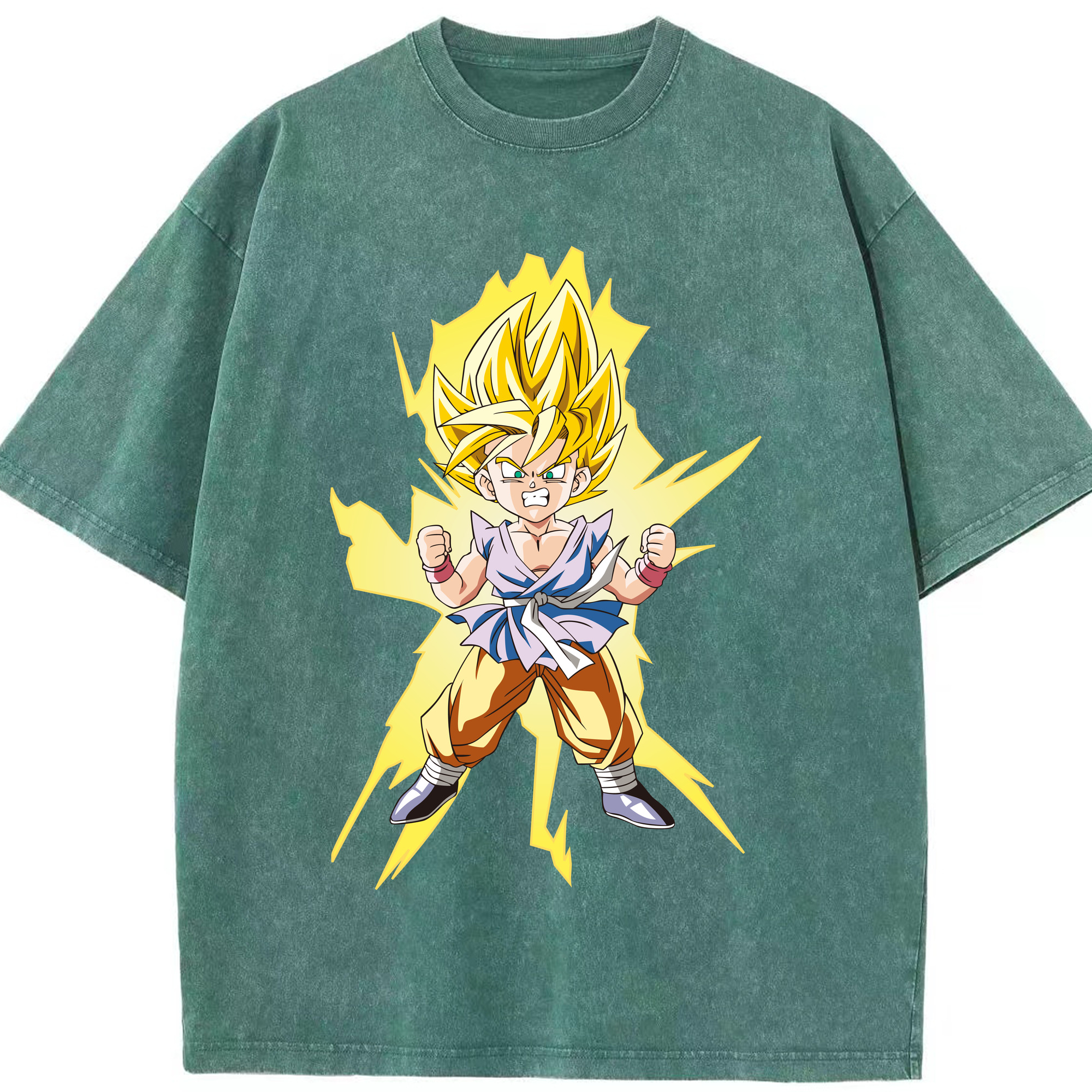 （画像用） ドラゴンボール ベジット DRAGON BALL Vegetto 綿100% ヴィンテージ風 半袖Tシャツ（フロントプリント）